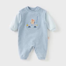 Dave Bella Baby Jumpsuit Boys Autumn Spring Romper Gentle Long Sleeve Cotton 3-24 Monthes Newborn Creeper DB3252953