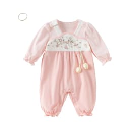 Dave Bella Newborn Baby Jumpsuit Creeper 2025 Spring Girl's Romper Casual Cotton Floral Comfortable Cute Sweet Gentle DB1250681