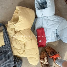 2025 Winter New Children Solid Down Jacket Boys Girls Long Sleeve Cotton Padded Jacket Kids Baby Thick Warm Hooded Coat