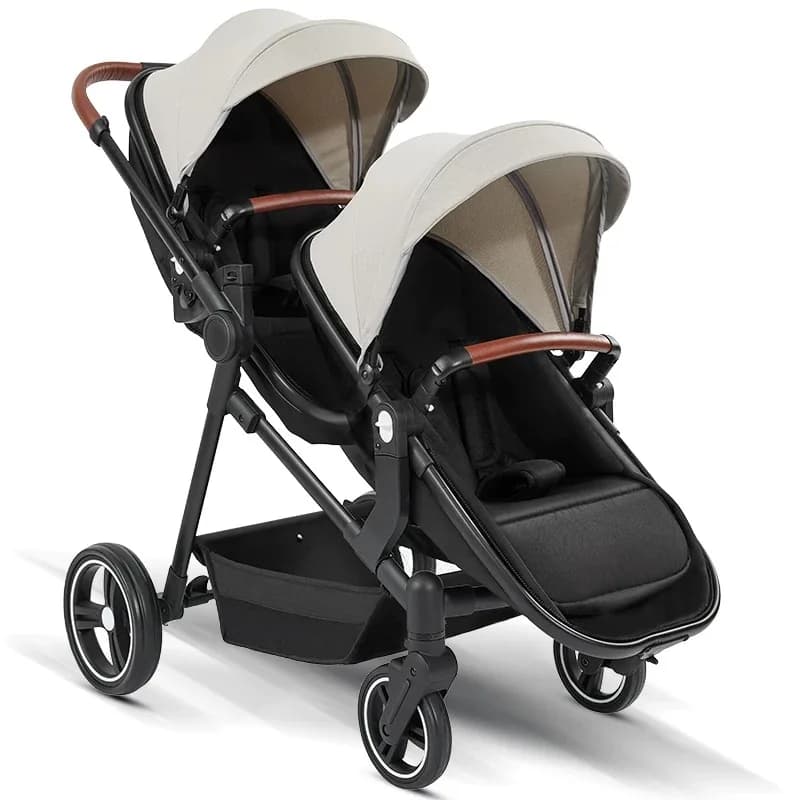 NEW 2in1 Baby stroller Multi functional twins double stroller for 2 kids baby carriage, portable stroller can be boarded
