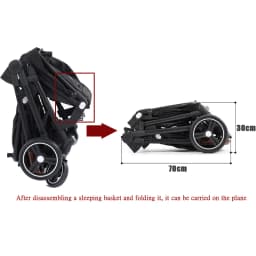 NEW 2in1 Baby stroller Multi functional twins double stroller for 2 kids baby carriage, portable stroller can be boarded