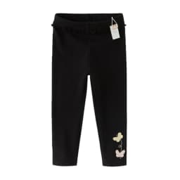 Dave Bella Children Leggings Spring Autumn Girls Fashion Lace Pant Butterfly Baby Elastic Casual Trousers Kids Clothes DB1260247