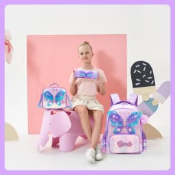 Kids School Backpacks for Girls Boys Backpack with Lunch Bag for Elmentary Students