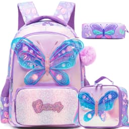 Kids School Backpacks for Girls Boys Backpack with Lunch Bag for Elmentary Students