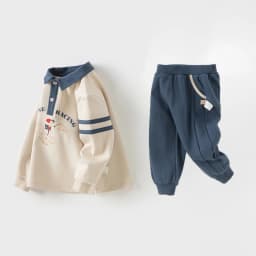 Dave Bella Children Autumn Spring Polo T-shirt Trousers Suits Boys Pullover+Pant 2Pcs Sets Costume Tracksuits Clothes DB3253484