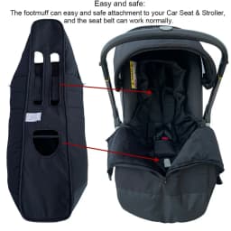Stroller Accessories Footmuff Waterproof Warm Compatible With Doona Stroller, Universal Car Seat