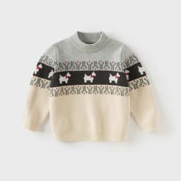 Dave Bella Autumn Spring Pullover Sweater for Winter Boys Knitted Sweater Children Outerwear Coat Kids Clothes DB4254382
