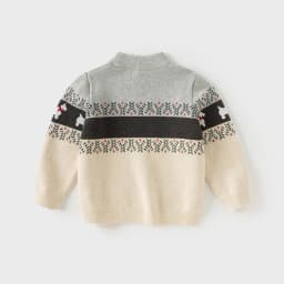 Dave Bella Autumn Spring Pullover Sweater for Winter Boys Knitted Sweater Children Outerwear Coat Kids Clothes DB4254382