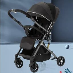 2026 New High-view Baby Stroller, Can Sit or Lie Down, One-button Easy Folding High-view Newborn Baby Umbrella Stroller