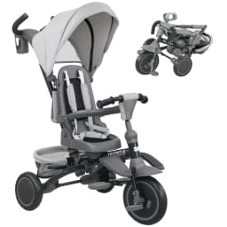 Aiyaplay 6 in 1 Foldable Evolutionary Tricycle for 1-5 Years Rotating Seat