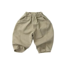 2026 Spring New Children Casual Pants Boys Girls Vintage Harem Pants Baby Loose Trousers Solid Toddler Pants Kids Clothes