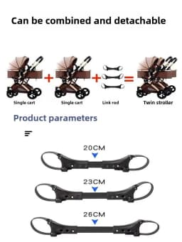 3-in-1 Twin Baby Stroller with Car Seat,portable Foldable Baby Stroller High View Newborn Baby Stroller Can Sit and Lie