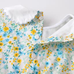 Vintage Floral Hand Smocked Short Sleeve Girl Dress Peter Pan Collar Fashion Kids Girls Dresses Summer Clothing For Baby 2026
