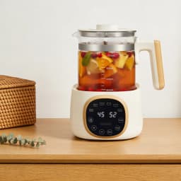 Baby Bottle Warmer with LED Night Light & Temp Control, 220V 600W 72h Thermostatic for Breastmilk Baby Food