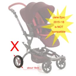 Custom Tire For Jane Epic (After 2019) Buggy Front Or Back Wheel Tyre Cover All Terrain PU Tubeless Baby Replacement Accessories