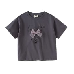 Dave Bella Girl Summer Printed T-shirts Kids Cartoon Tees Children Short Sleeve Cotton Tops Casual Outdoor Clothes DK2261505