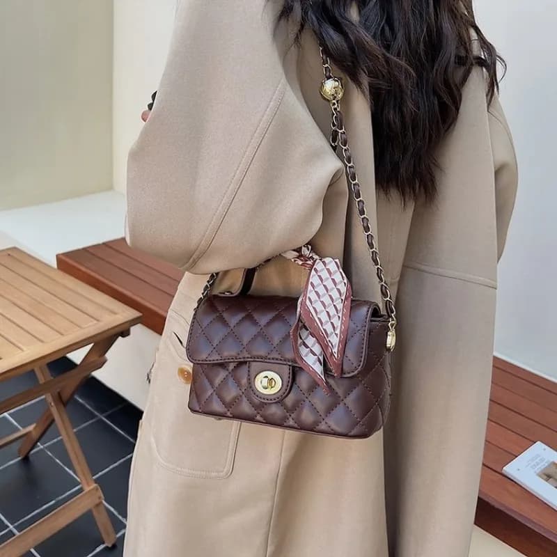 Elegant Vintage Diaper Bag Women Designer Crossbody Bag High-End Handbag Minimalist Chic Large Capacity Leather Tote Bag