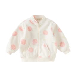 Dave Bella Children Autumn Jacket Girls Polar Fleece Topcoat Boys Long Sleeve Outerwear Kids Clothing Casual Cute Print DB396-JJ