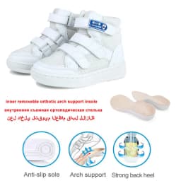 Ortoluckland Children Girls Sneakers Kids Orthopedic White School Shoes Toddler Leisure Mesh Sports Trainers From Size20 To 36