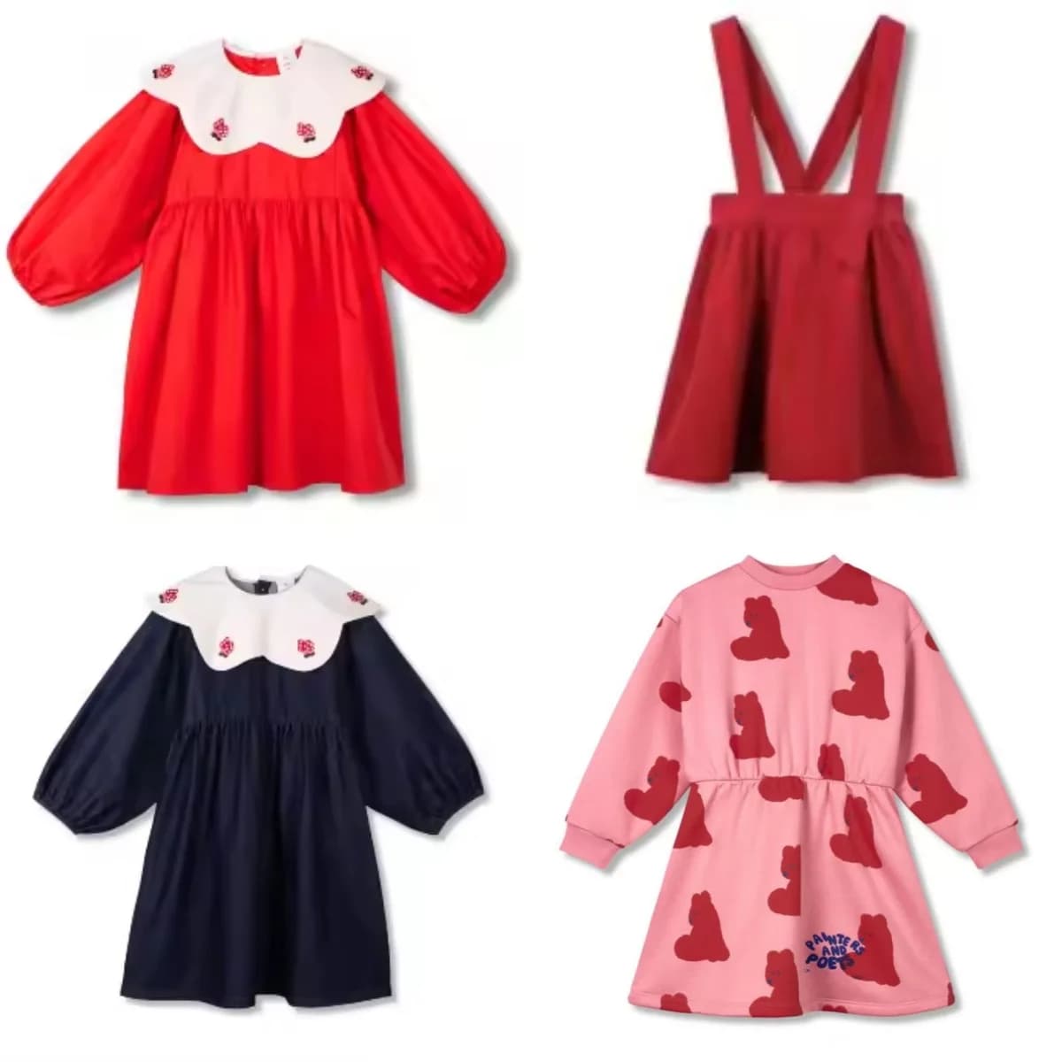Children's WYN AW26 Autumn/Winter Fashion Printed Dress for Girls New Seasonal Style