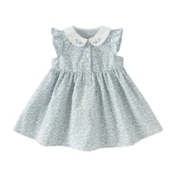 Dave Bella Girls Dresses Summer Kids Pure Cotton Dress Children Clothes Elegant Floral Print Princess Cute Charm Party DB2262345