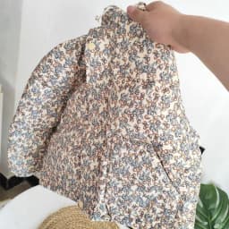 Winter Infant Baby Girl Parka Cotton Padded Floral Printed Toddler Hooded Jacket Thicken Windproof Outerwear for Little Kids