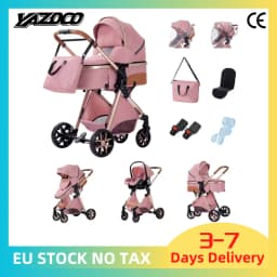3 in 1 Elevated‑View Baby Stroller Travel System Infant Safety Car Seat Breathable Summer Mesh Lightweight Durable Aerospace Aluminum Frame Compact Fold Space‑Saving Travel Buggy for Newborn