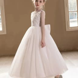 2026 Host Piano Performance Pageant Costume Children Girls Formal New Flower Girl Wedding Kids Party Banquet Princess Gown