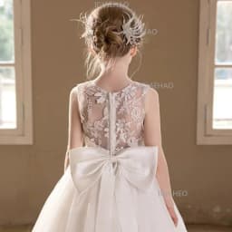 2026 Host Piano Performance Pageant Costume Children Girls Formal New Flower Girl Wedding Kids Party Banquet Princess Gown