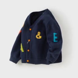 Dave Bella Sweater For Boys Children Autumn Clothing Cardigan Sweater Topcoat Spring Casual Navy Fashion Letter Gentle DB3262895