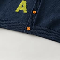Dave Bella Sweater For Boys Children Autumn Clothing Cardigan Sweater Topcoat Spring Casual Navy Fashion Letter Gentle DB3262895