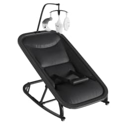 2-in-1 Baby Bouncer with Rocking Portable Bouncer Seat for Infant to Toddler with Removable Cushion Cover Ergonomic Design