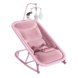 2-in-1 Baby Bouncer with Rocking Portable Bouncer Seat for Infant to Toddler with Removable Cushion Cover Ergonomic Design
