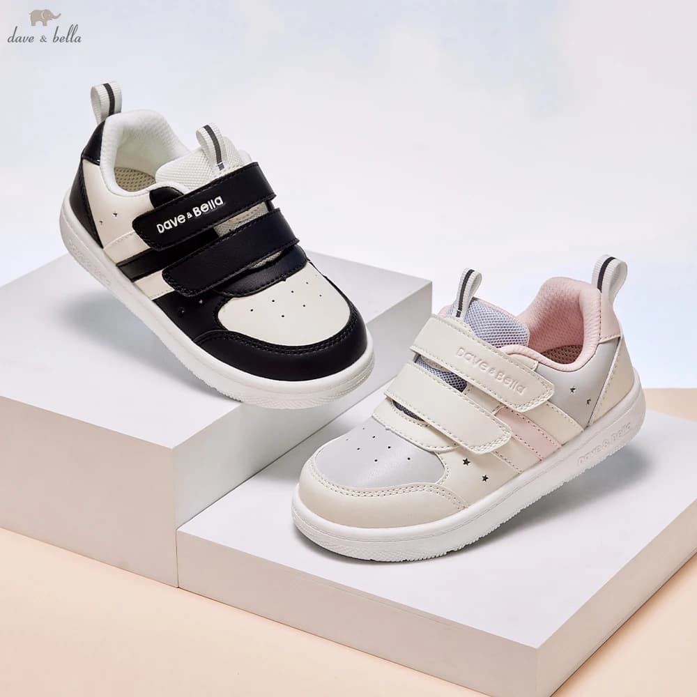 Dave Bella Children Board Non-slip Shoes Boys Girls Autumn Spring Antibacterial Shoes Kids Sneakers Outdoor DB3264047