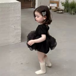 Somenie Summer baby and child conjoined triangle Ha Yi Sha dress crawling dress holiday outing princess dress girl sleeveless
