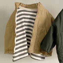 Korean version parent-child thick male and female stand-up collar cotton and cotton coat children's autumn winter wear
