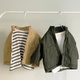 Korean version parent-child thick male and female stand-up collar cotton and cotton coat children's autumn winter wear