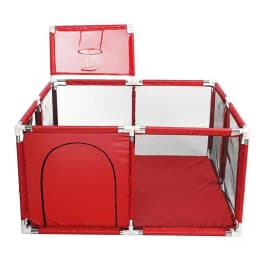Premium Large Baby Playpen Soft Anti-Collision Padding Integrated Ball Pit All-in-One Toddler Activity Center Indoor Outdoor Safety Play Yard For 0-5 Years Old Kids Home Garden Nursery Use