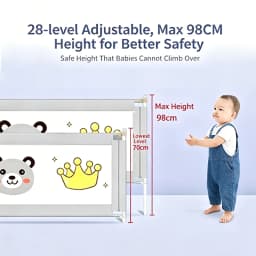 IMBABY Baby Playpen Liftable Bed Fence Portable Playpen Bed Play Space for Children Crib Rail Barrier High Quality Fence for Kid