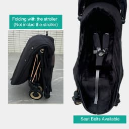 Baby Cart Winter Footmuff Compatible With Cybex Priam & Mios & COYA Strollers, Universal Baby Stroller Accessories Warm Socks