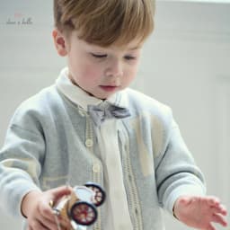 Dave Bella Autumn Sweater Kids Cardigan 100% Cotton Letter Cardigan Sweater Outerwear Sweater Baby Boy Clothes DB3241958