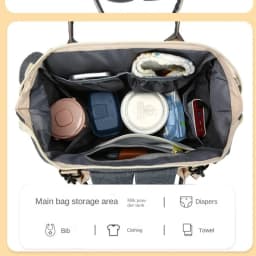 Folding Mommy Bag with USB Port Mosquito Net Portable Multi Function Pee Pad Mother Baby Bag Backpack Bed Nappi Bag