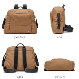 Soboba New Mommy Diaper Backpack Large Capacity Multi-functional Waterproof Diaper Bag for Quick Out Going with 2 Straps