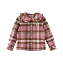 Dave Bella Children's Plaid Autumn Spring Shirt Girls Casual Outdoor Long Sleeve Blouse Tops Formal Party Clothes DK3253679