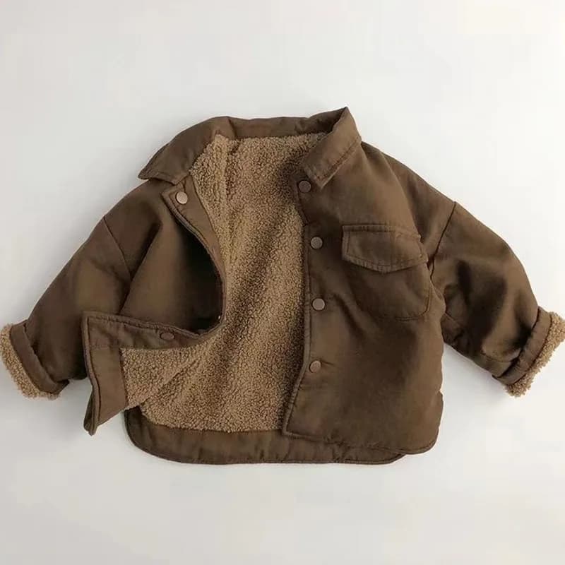 New Boy Jackets Fleece Kids Coats Fashion Children Outerwear Winter Autumn