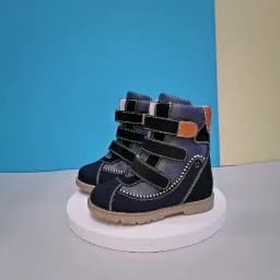 Kids Boys High Top Boots Orthopedic Shoes For Children Toddler New Cow Leather Girls Clubfoot Black Medical Orthotics Footwear