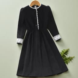 Girls Princess Long Dresses for Kids outfits Corduroy Party Maxi Dress Teens School Uniform Children Costumes 6 7 9 11 13 Years