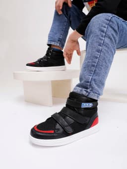 Ortoluckland Children Sneakers Kids Boys Leather Mesh Orthopedic Shoes Toddler Baby Girls Tiptoe Arch Support Soles Footwear