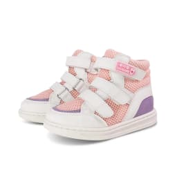 Ortoluckland Children Sneakers Kids Boys Leather Mesh Orthopedic Shoes Toddler Baby Girls Tiptoe Arch Support Soles Footwear