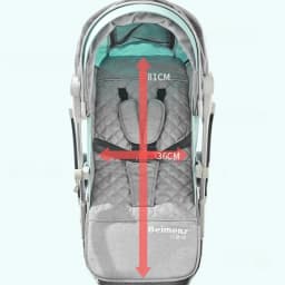 Twins baby stroller, can sit or lie down Portable folding baby stroller Detachable Double stroller baby carriage